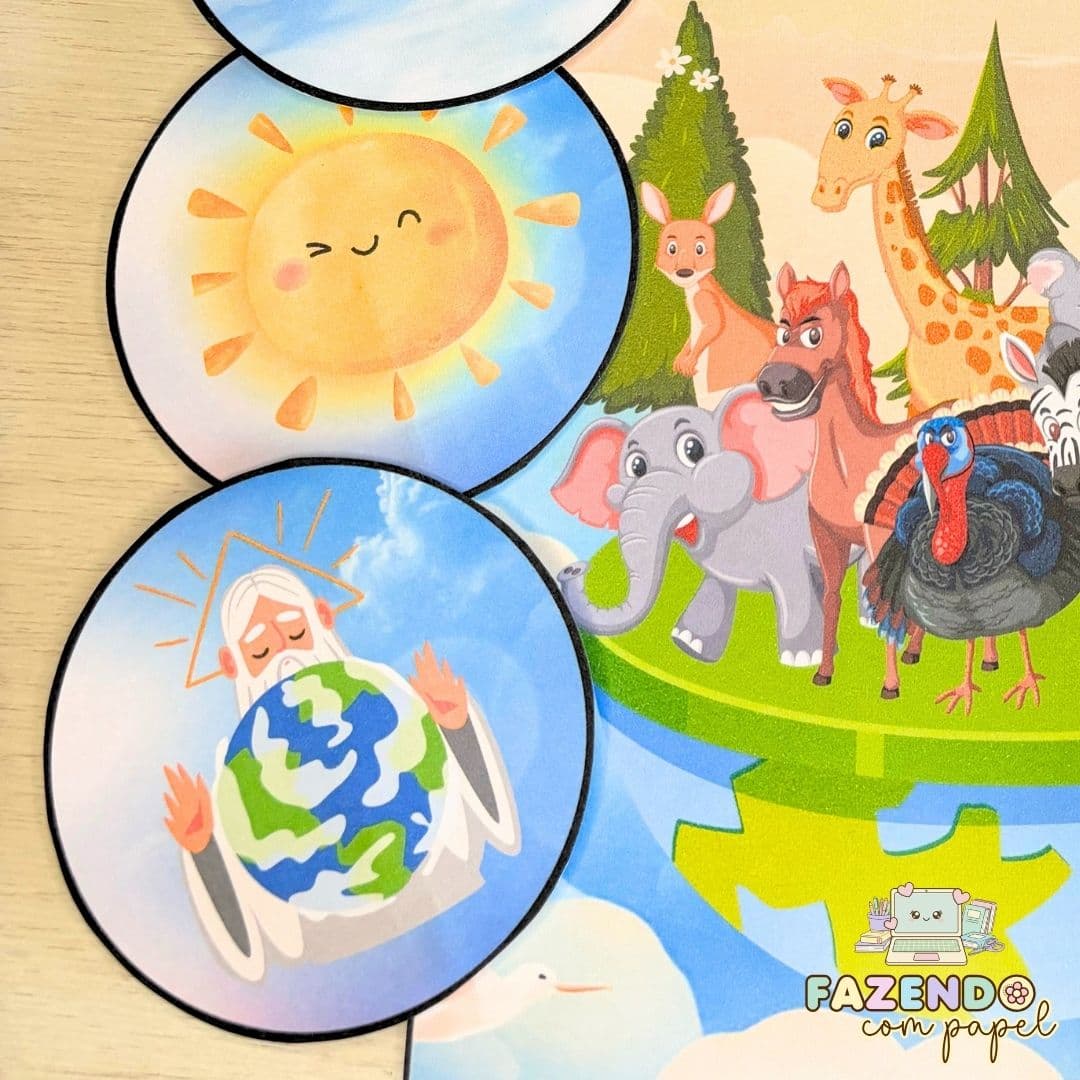 Historinha Bíblica – A Criação do Mundo — imagem 2
