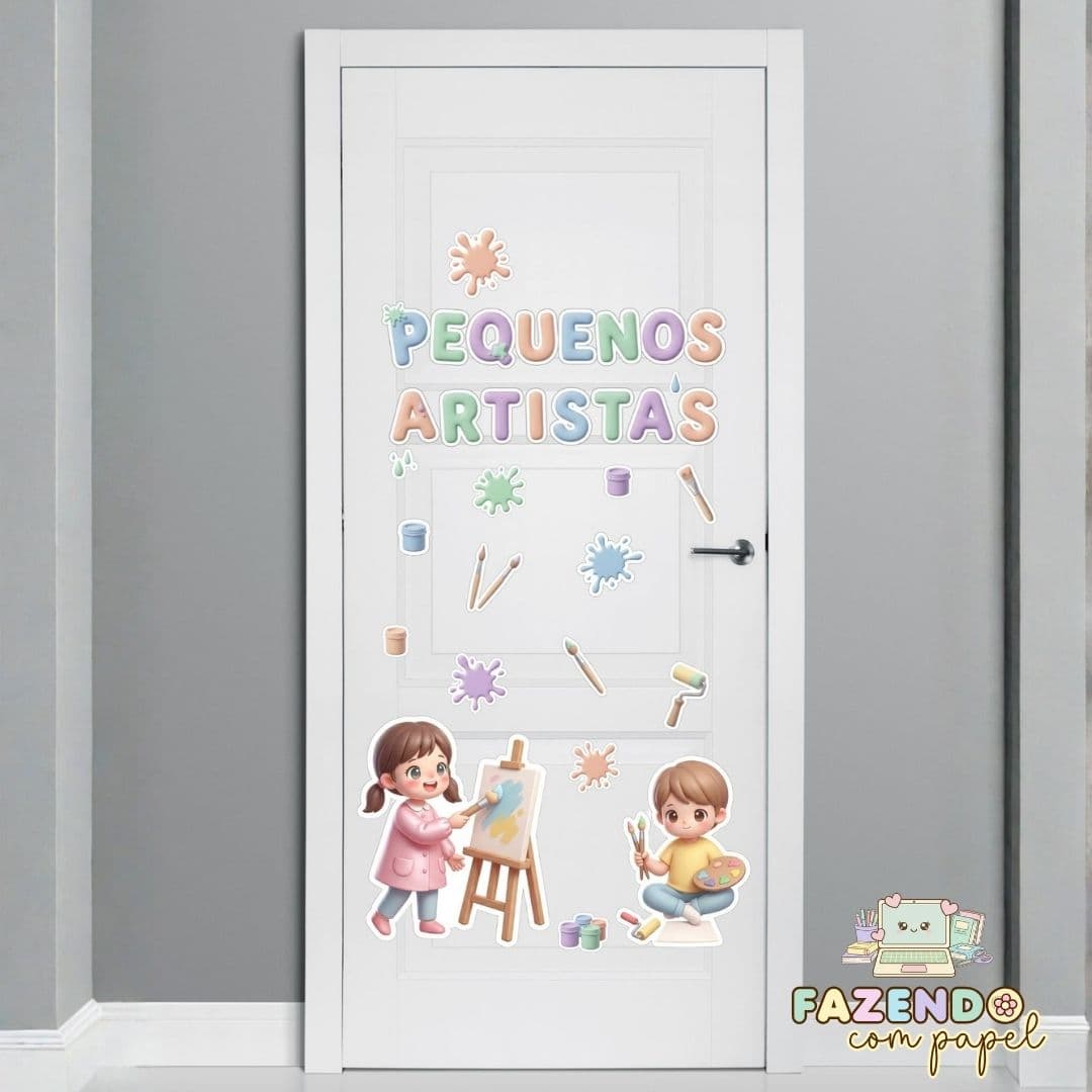 Painel de Porta - Pequenos Artistas — imagem 2