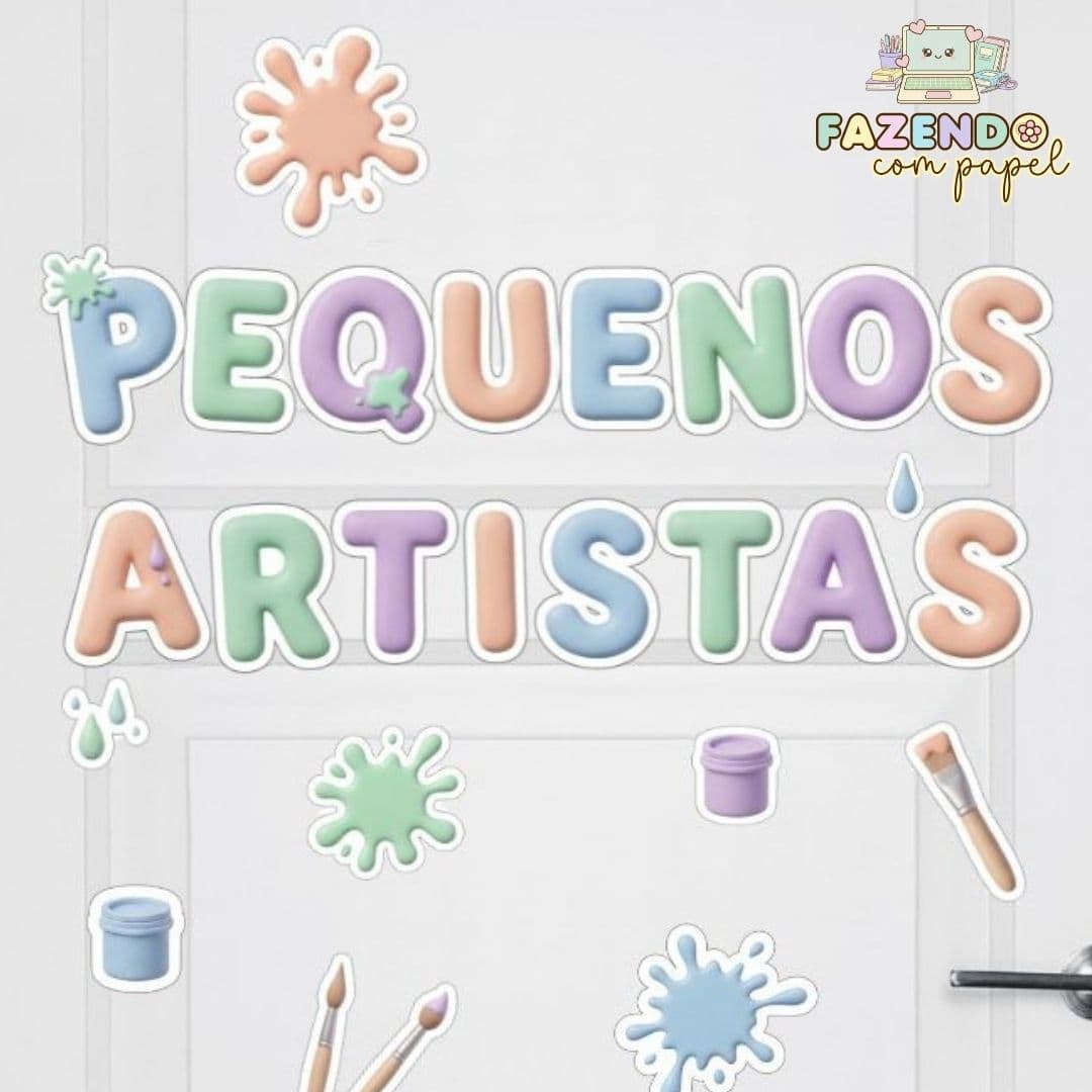 Painel de Porta - Pequenos Artistas — imagem 3