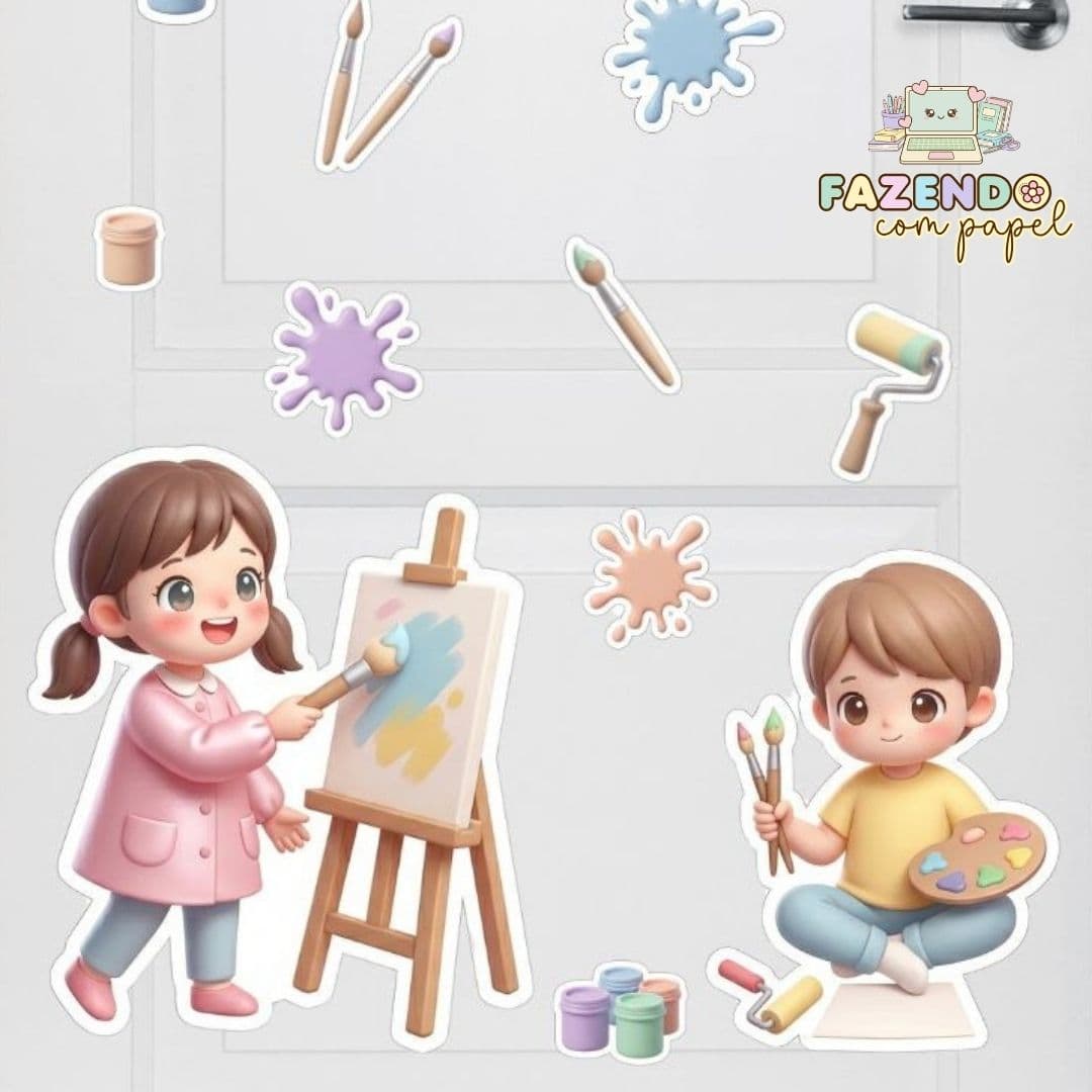 Painel de Porta - Pequenos Artistas — imagem 4
