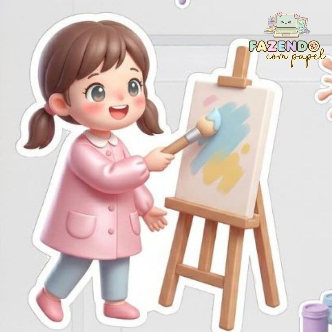 Painel de Porta - Pequenos Artistas — imagem 5