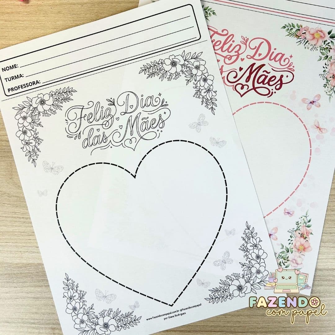 Atividade Dia das Mães - Mãozinha da Mamãe — imagem 3