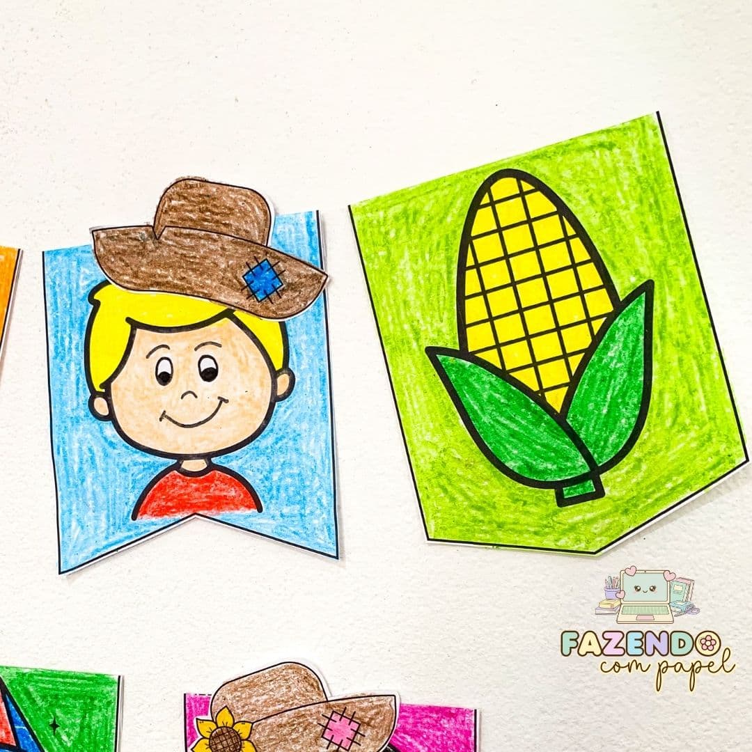 Bandeirinhas para Colorir — imagem 3