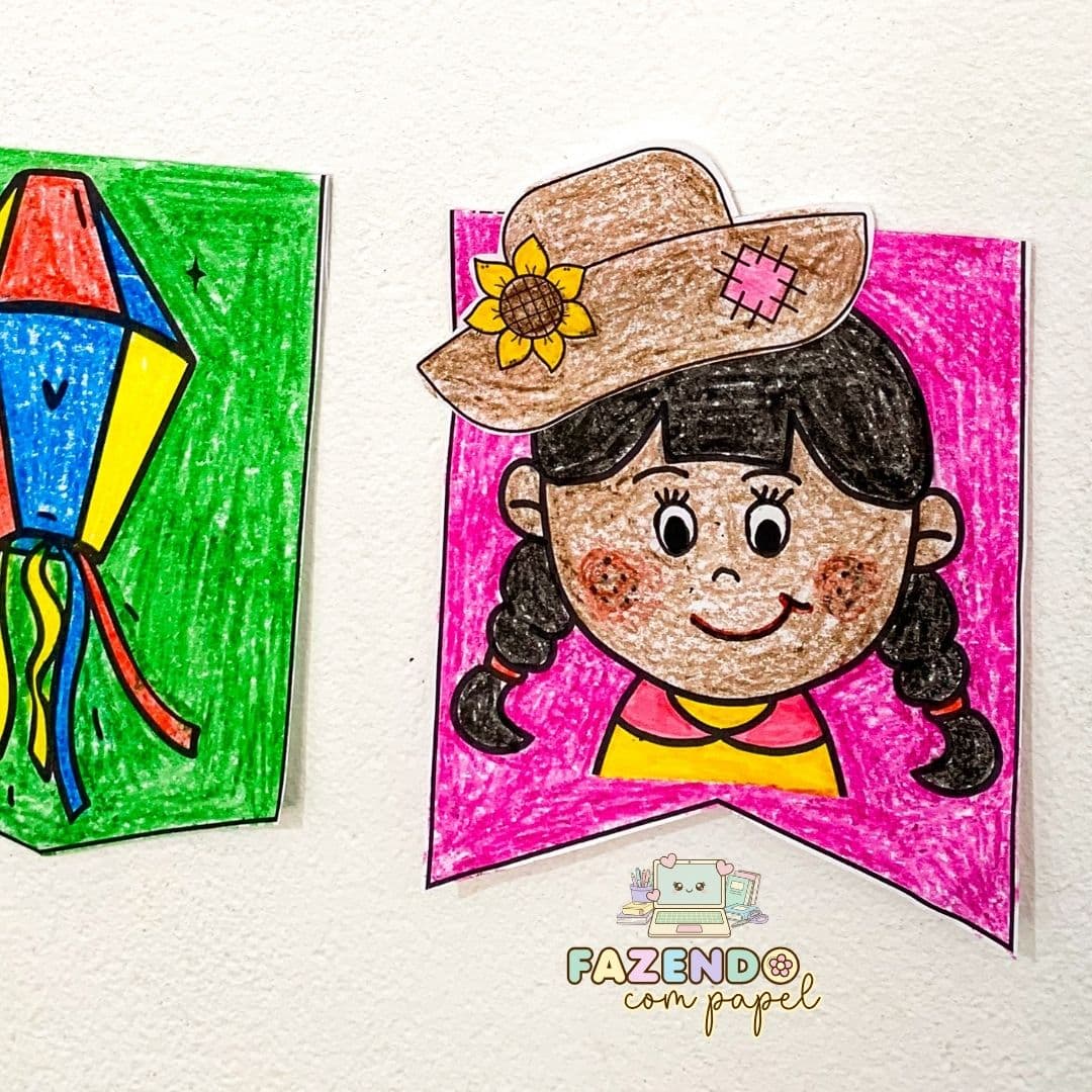 Bandeirinhas para Colorir — imagem 5