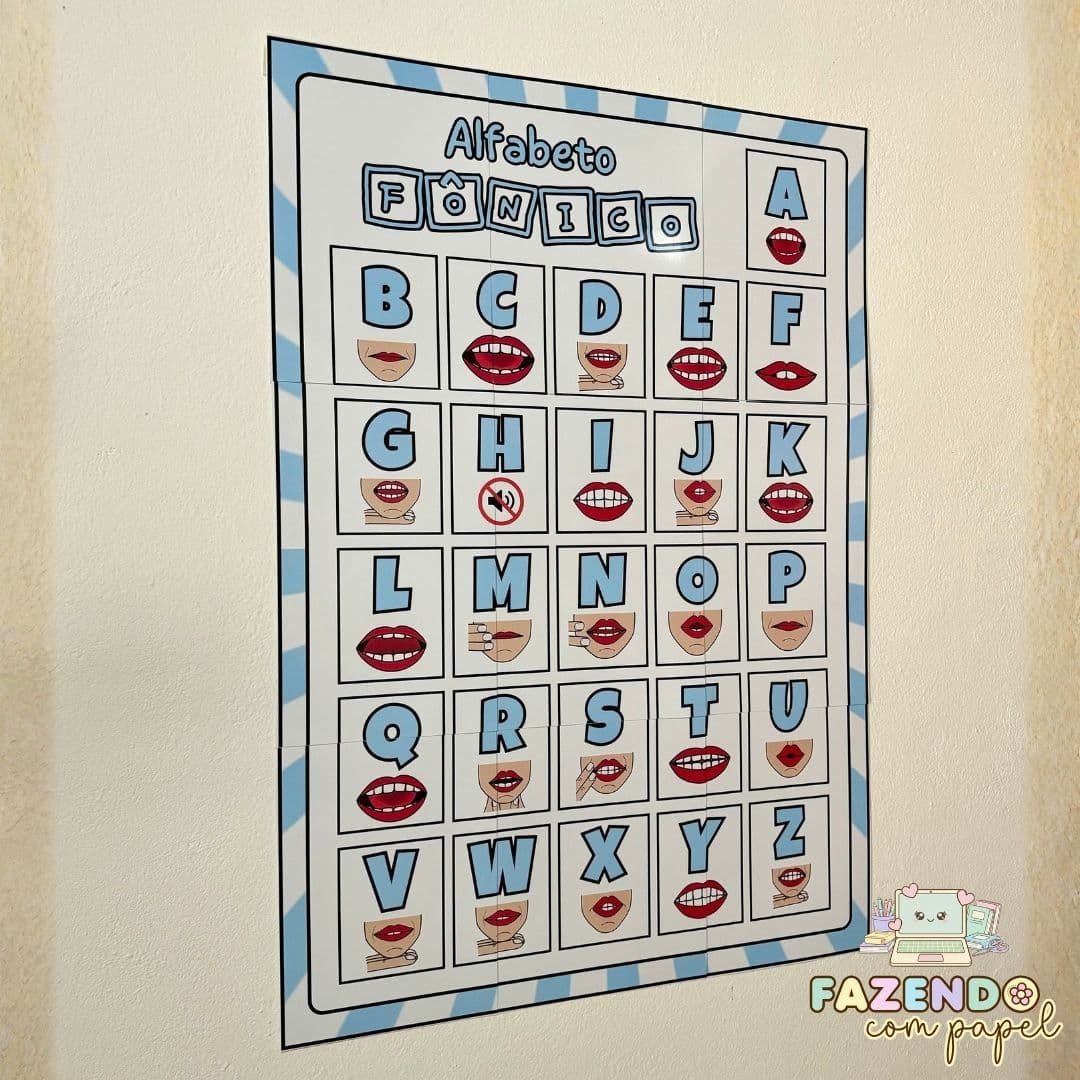 Cartaz Alfabeto Fônico — imagem 2