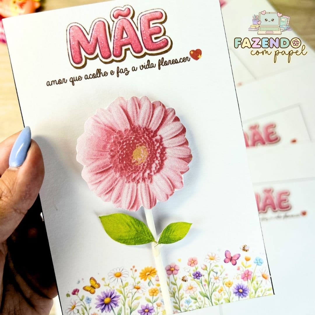 Cartão Dia das Mães - Minha Flor — imagem 2