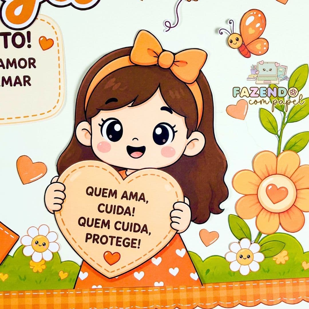 Painel Maio Laranja - Acolher, Cuidar e Proteger — imagem 3