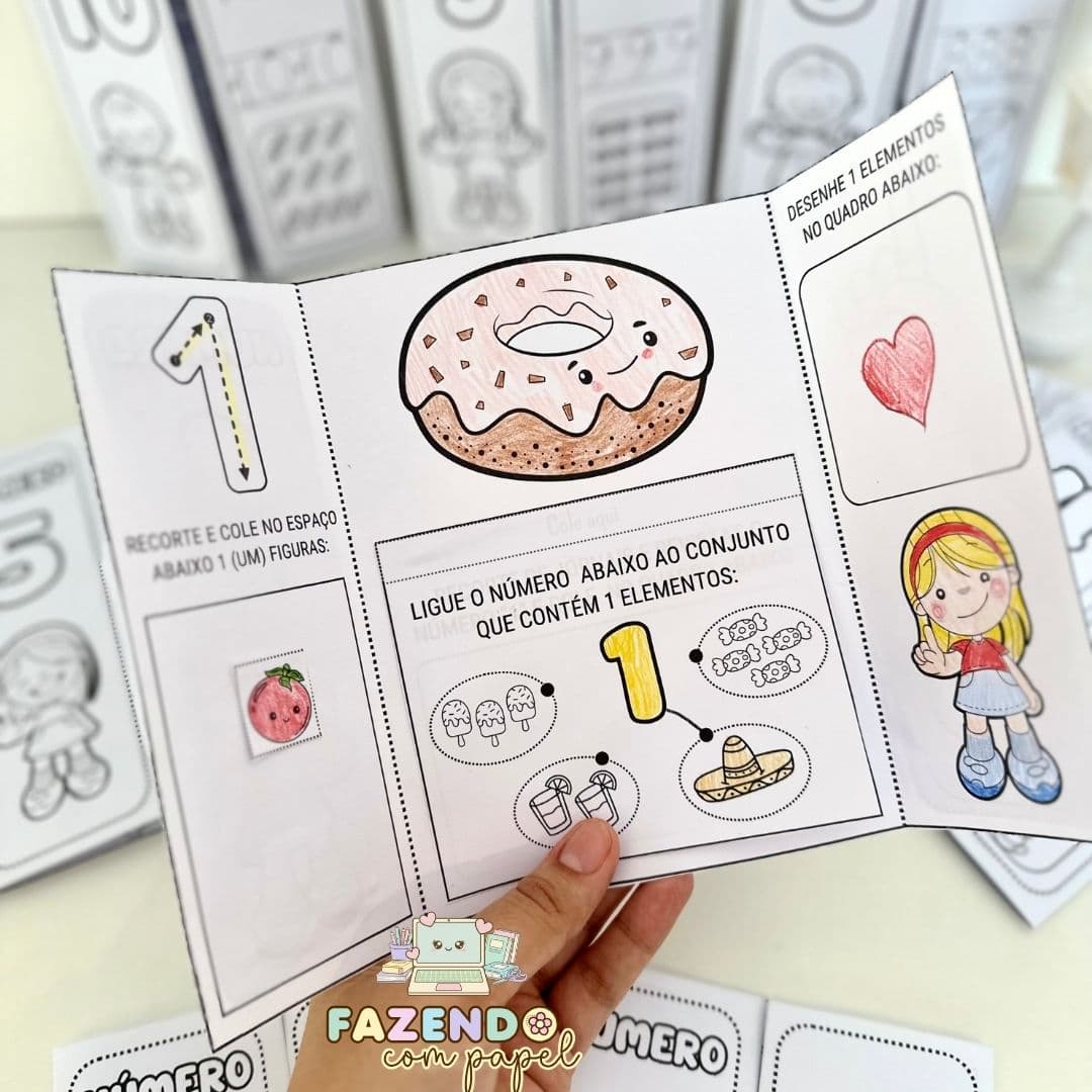 Lapbook Numerais de 0 a 10 — imagem 3