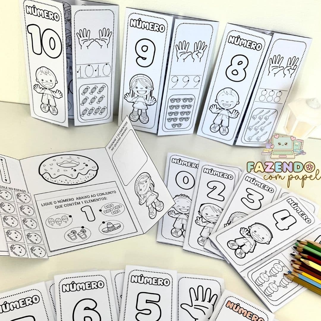 Lapbook Numerais de 0 a 10 — imagem 5