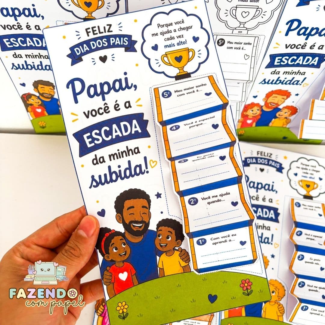 Cartão A Escada do Papai — imagem 3