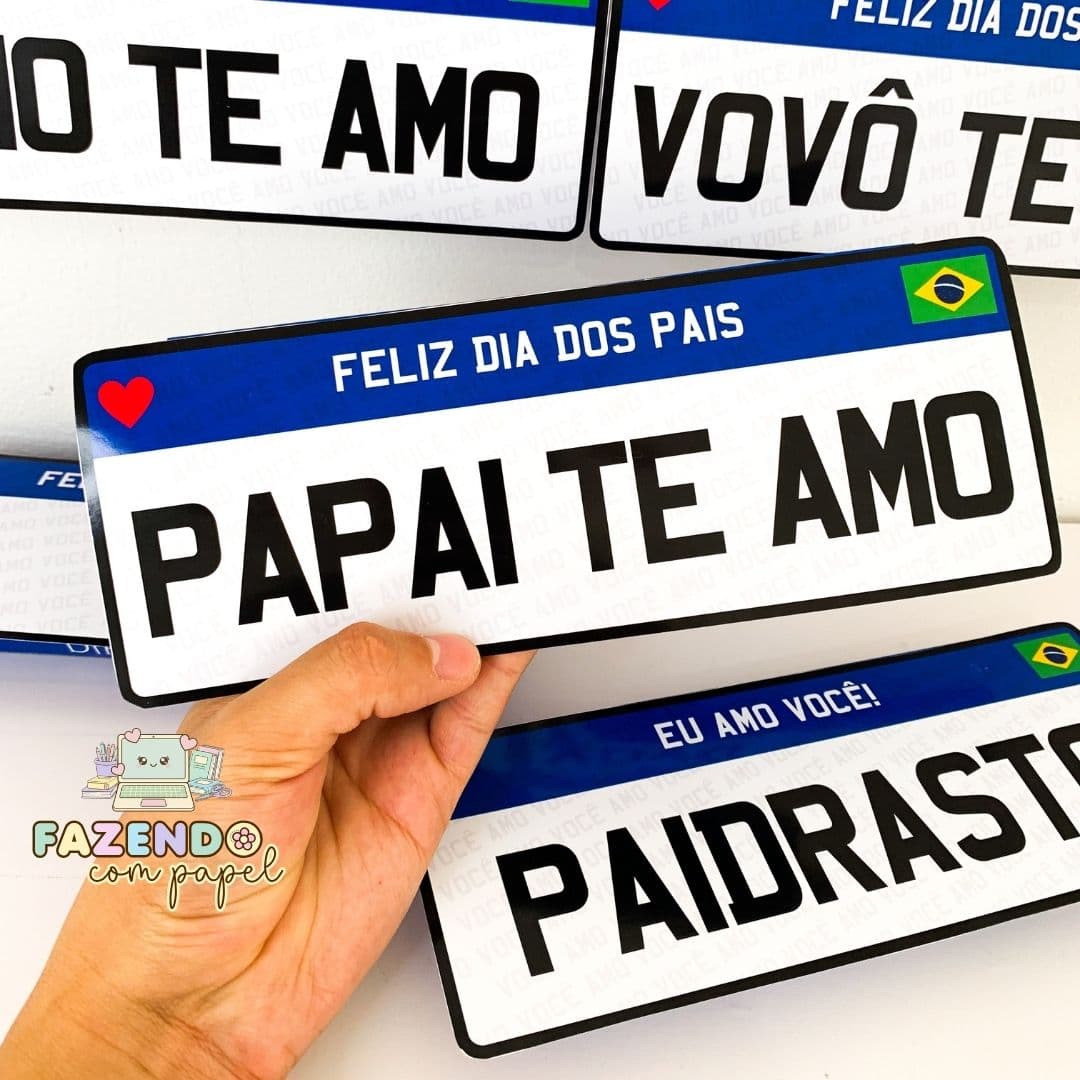 Caixa Placa Dia dos Pais — imagem 2