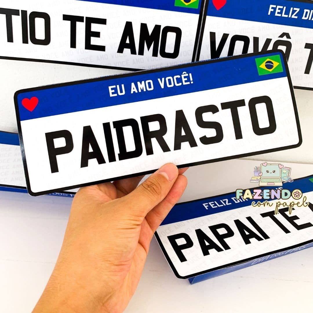 Caixa Placa Dia dos Pais — imagem 3