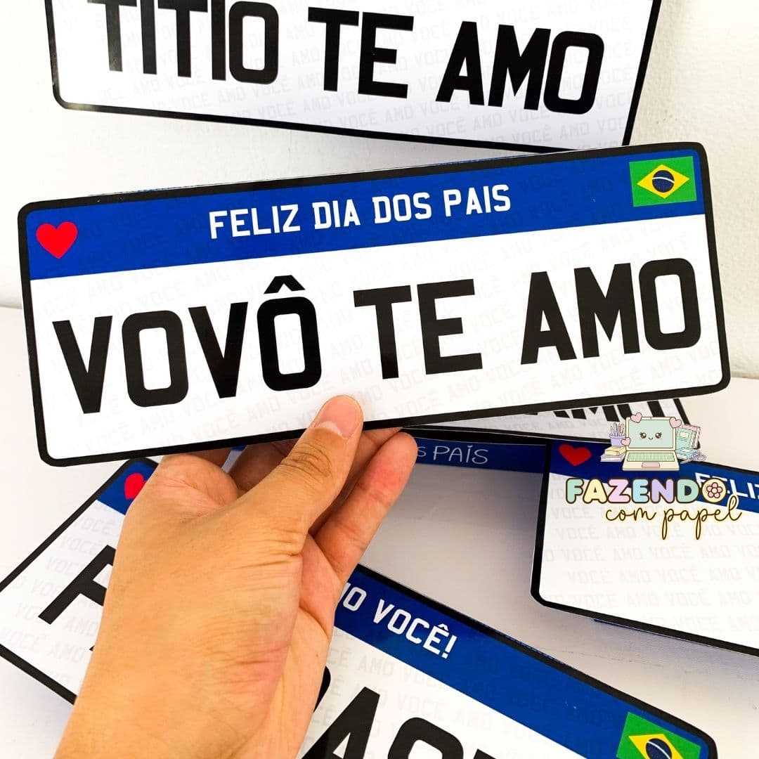Caixa Placa Dia dos Pais — imagem 4
