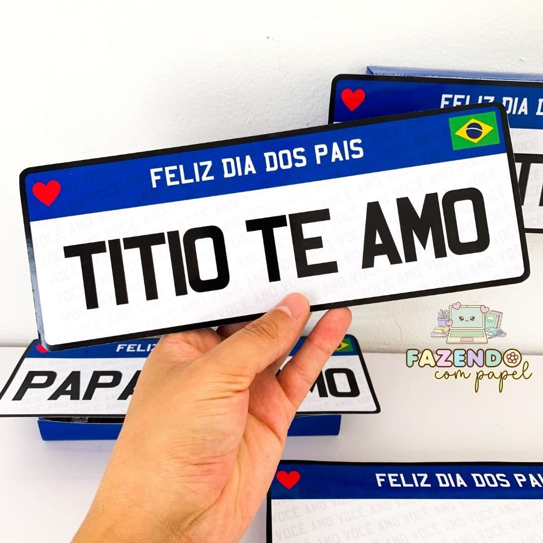 Caixa Placa Dia dos Pais — imagem 5