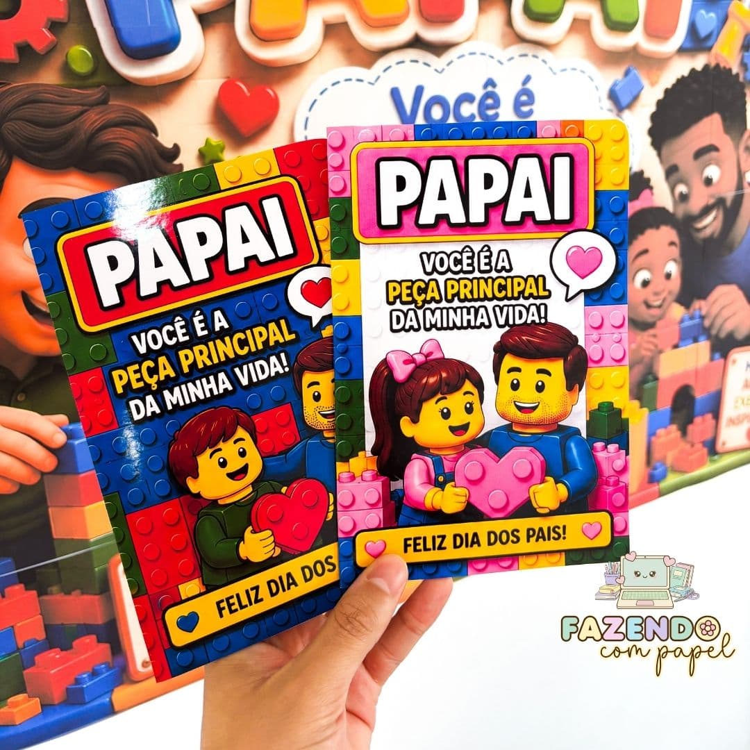 Papai A Peça Mais Importante (Painel + Cartão) — imagem 2