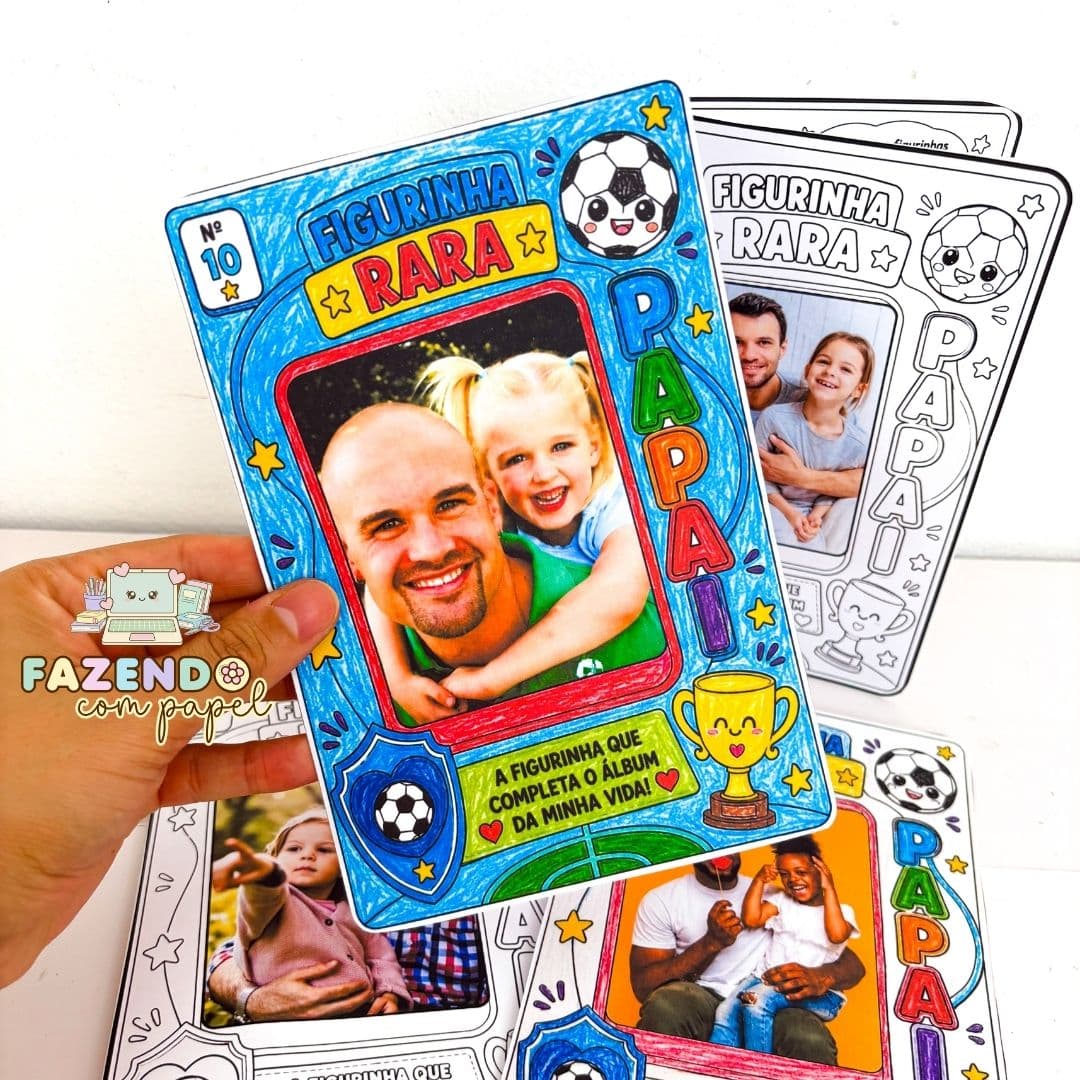 Atividade Papai Figurinha Rara — imagem 3