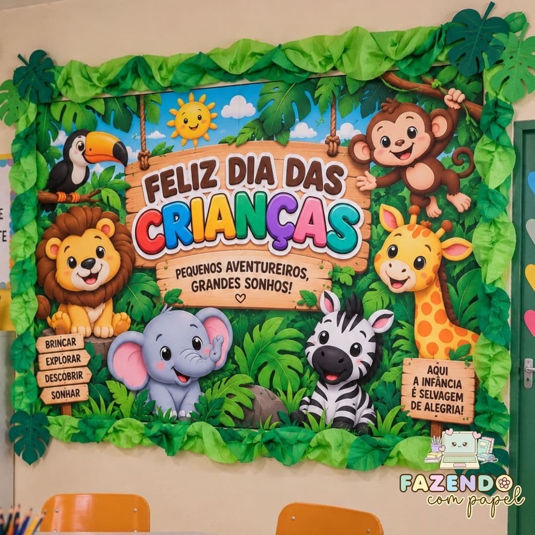 Kit com 5 Painéis Dia das Crianças — imagem 3