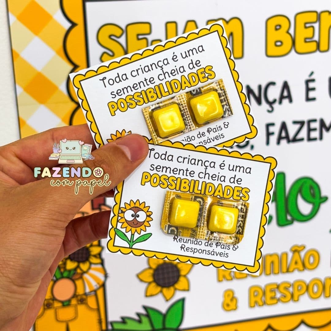 Kit Reunião de Pais - Girassol — imagem 3