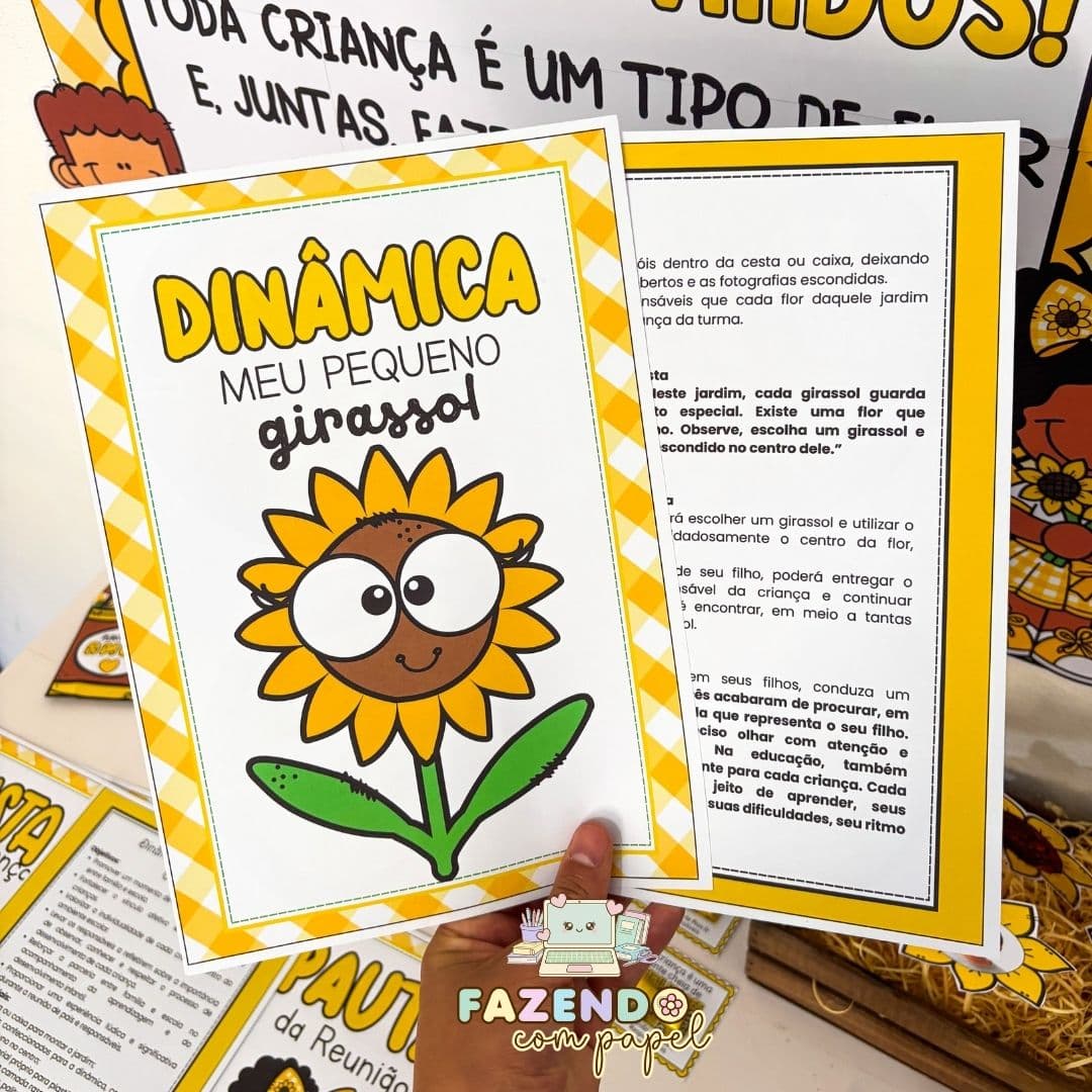 Kit Reunião de Pais - Girassol — imagem 4