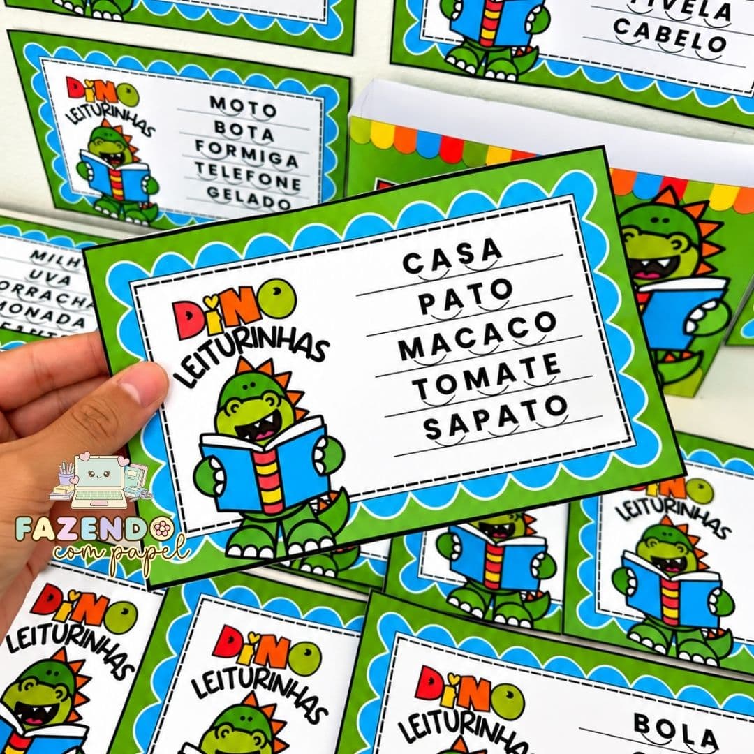 Fichas de Leitura Dino — imagem 5