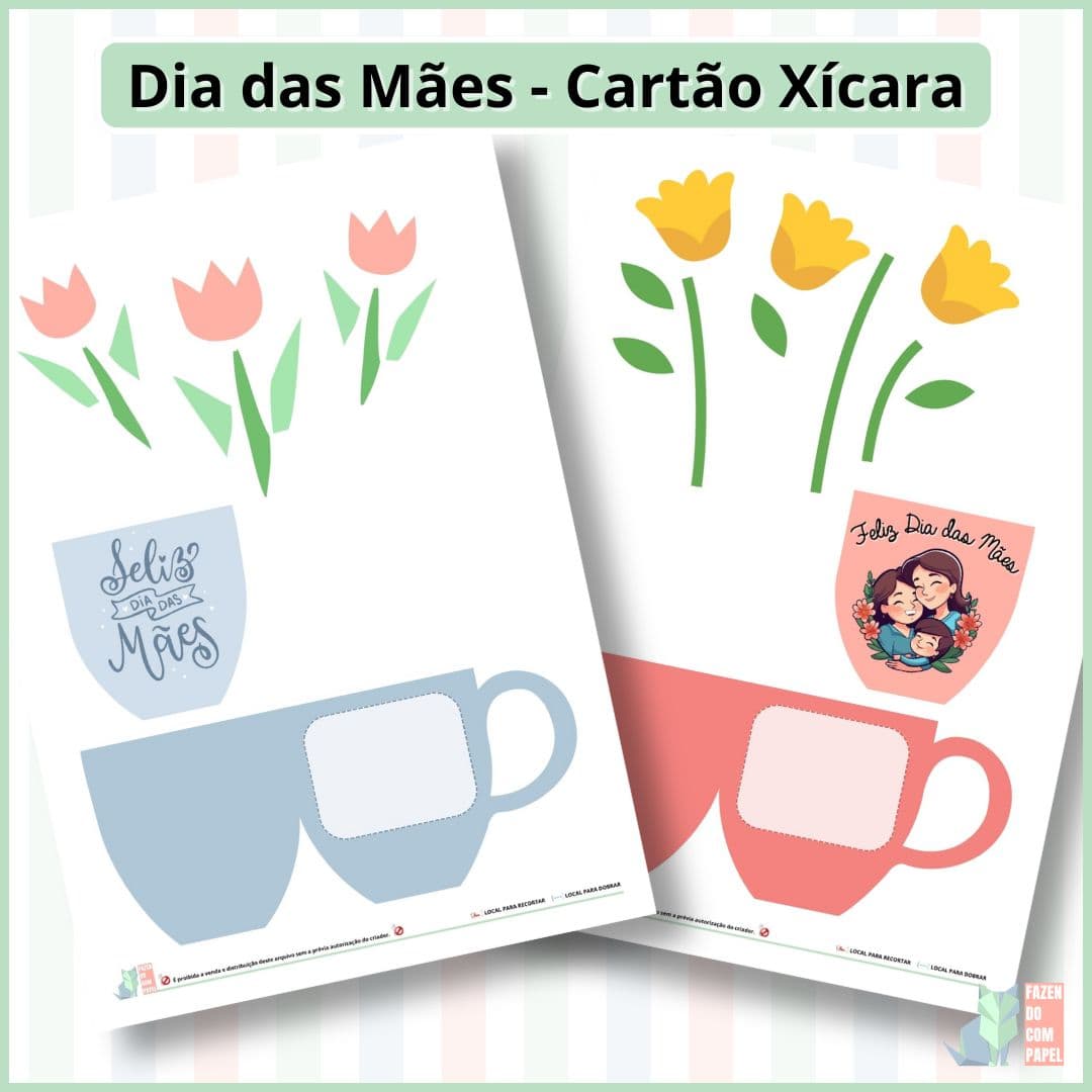 Dia das Mães - Cartão Xícara — imagem 3