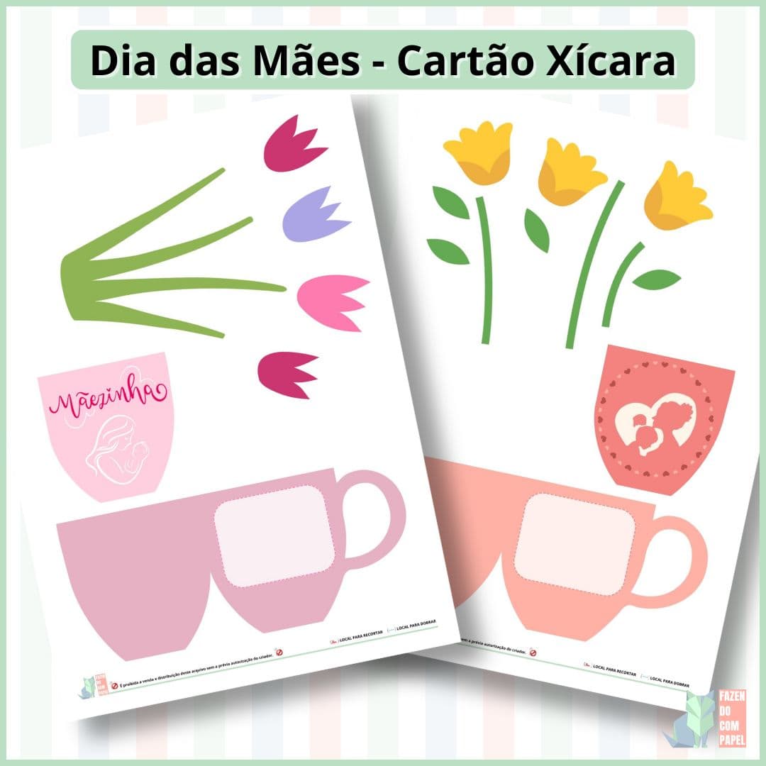 Dia das Mães - Cartão Xícara — imagem 4