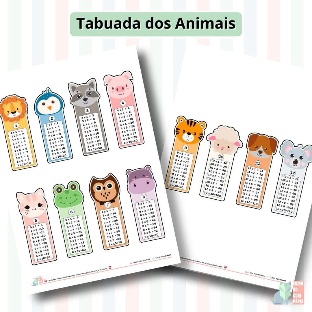 Tabuada dos Animais — imagem 4