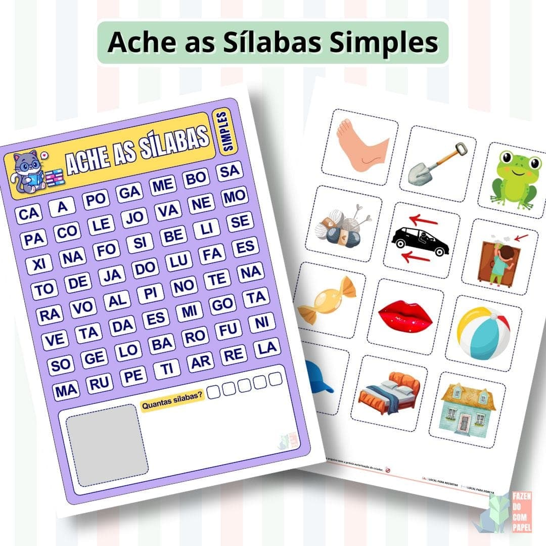 Ache as Sílabas Simples — imagem 3