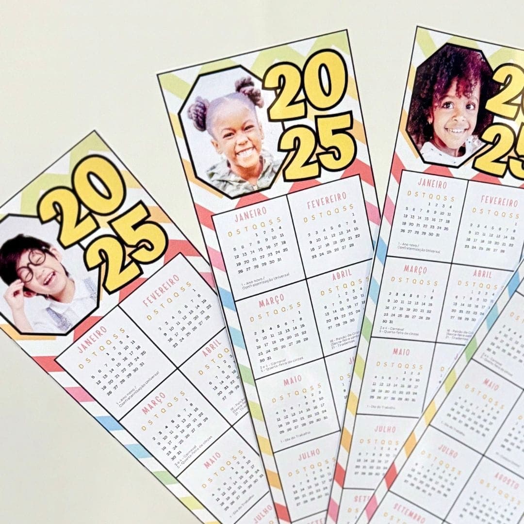 Calendário Marca Páginas 2025 — imagem 3