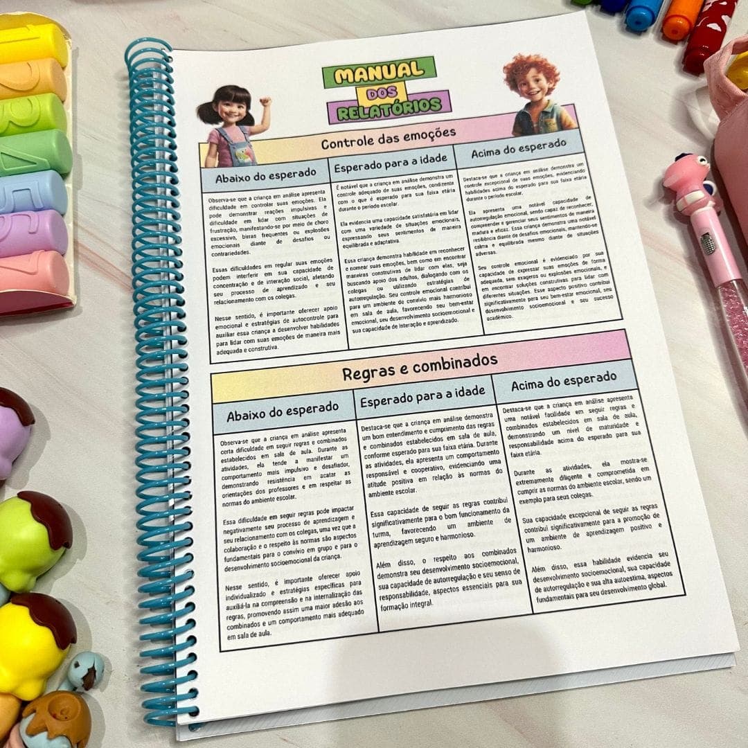 Manual dos Relatórios Maternal e Pré-escola — imagem 5