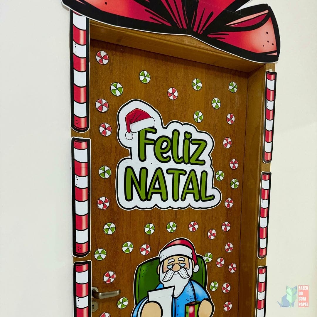 Decoração de Porta Papai Noel — imagem 2