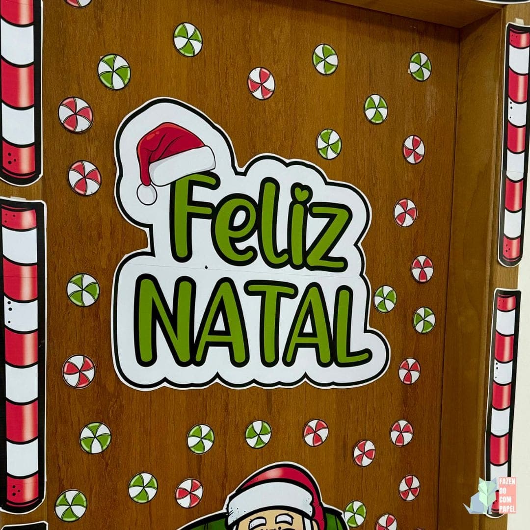 Decoração de Porta Papai Noel — imagem 3
