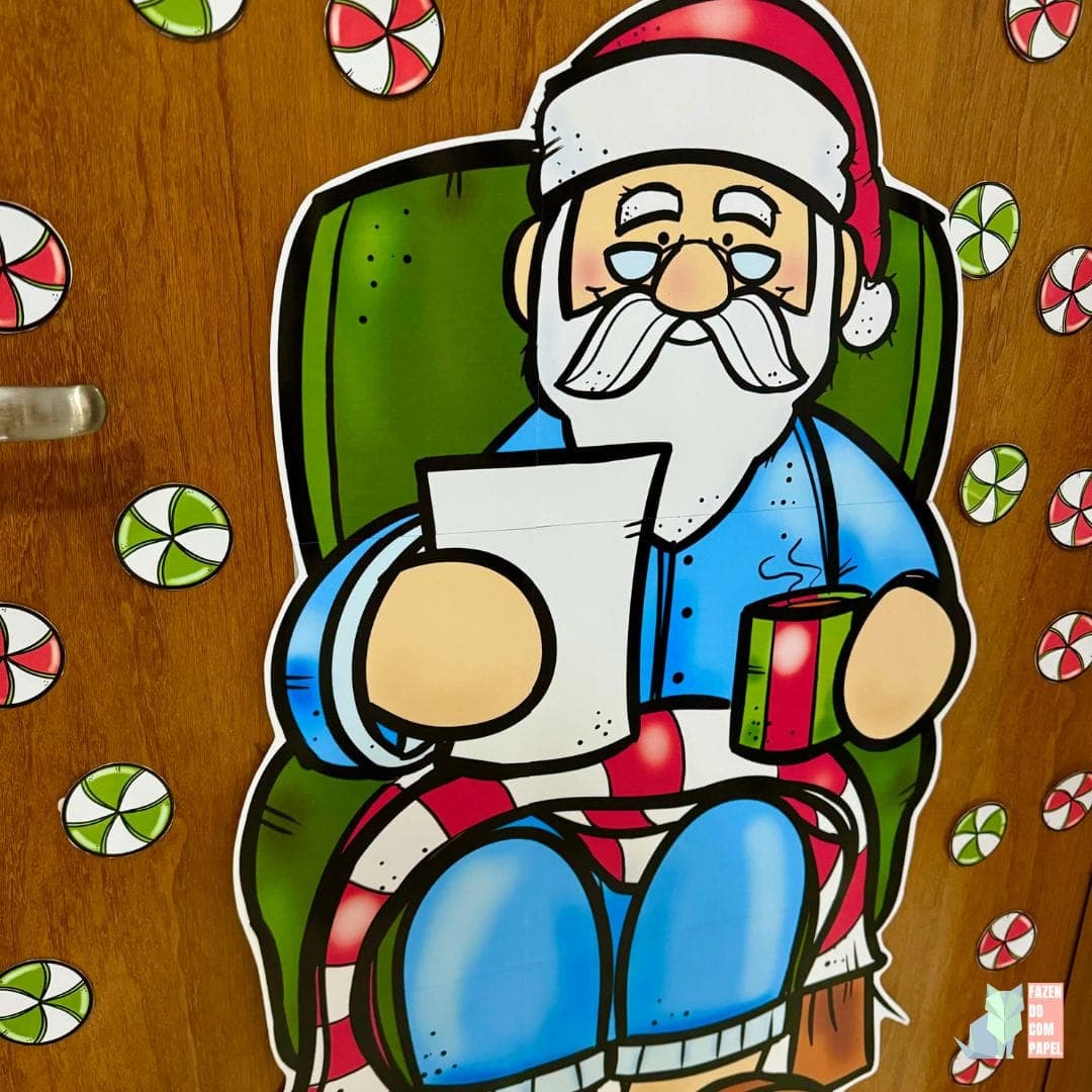 Decoração de Porta Papai Noel — imagem 4