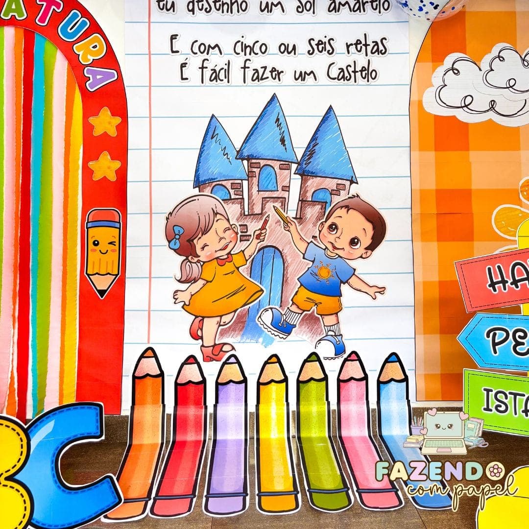 Cenário Formatura Aquarela — imagem 4