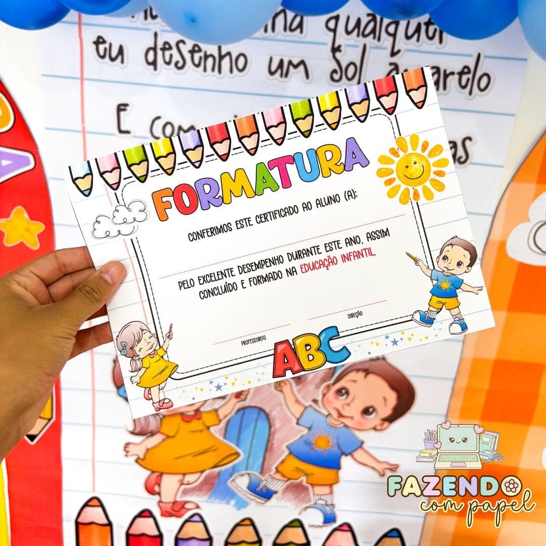 Cenário Formatura Aquarela — imagem 5