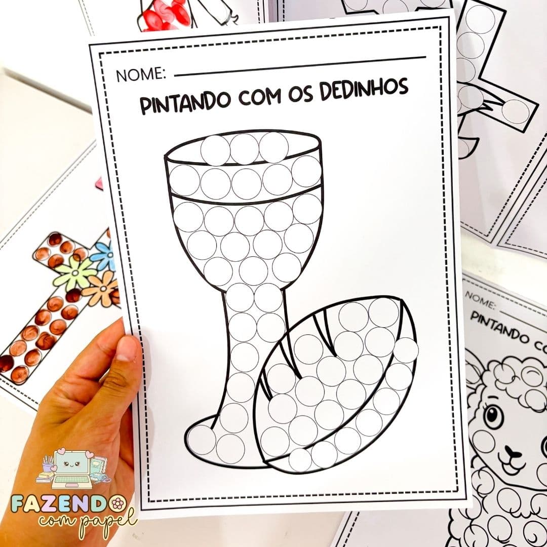 Pintando com os Dedinhos (Páscoa Cristã) — imagem 4