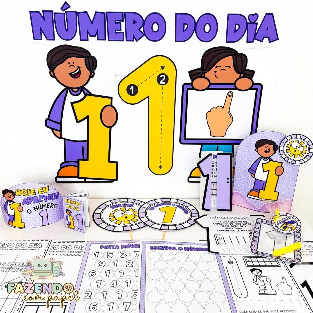 Combo 5 Kits dos Números (1 a 5) — imagem 2