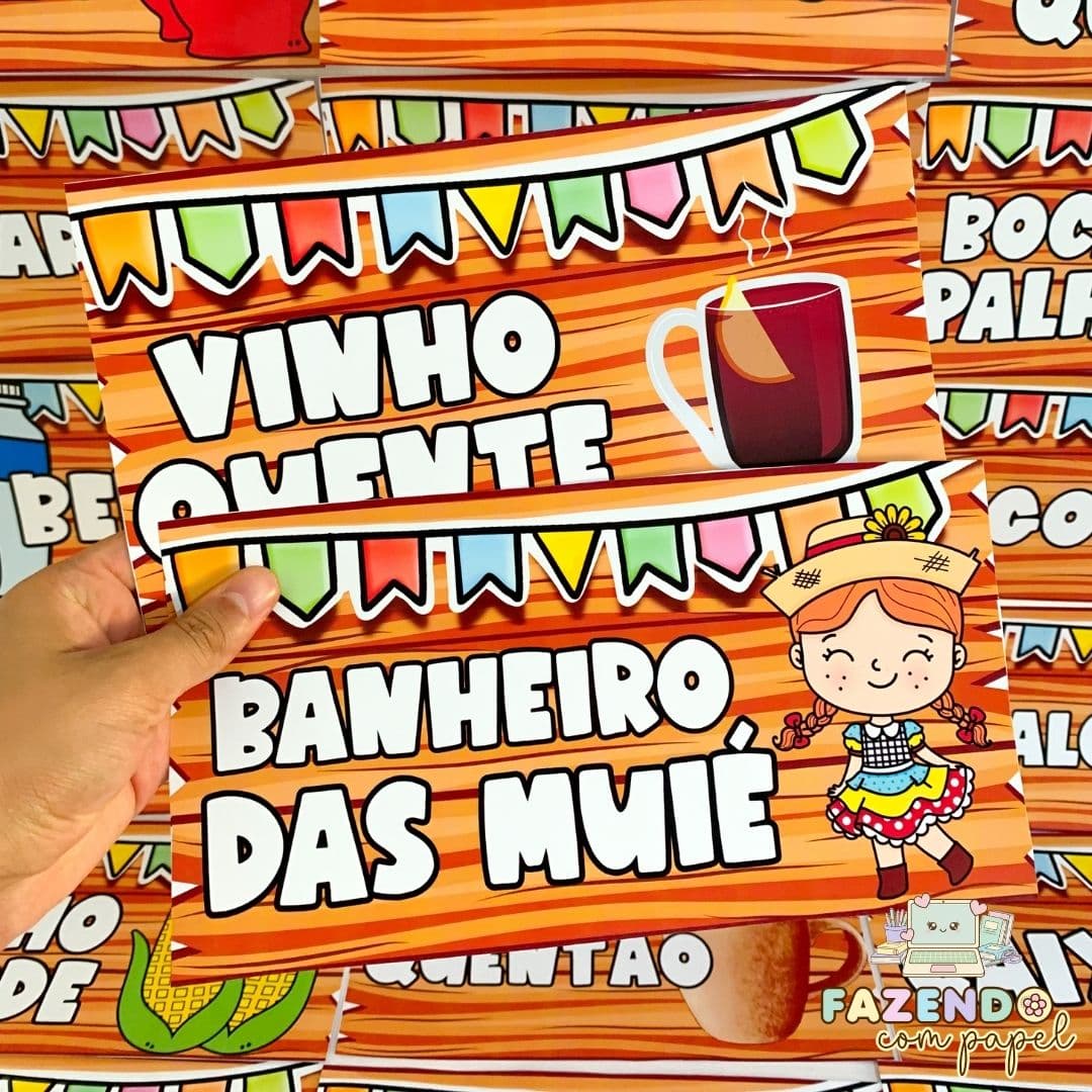 Plaquinhas Arraiá — imagem 3